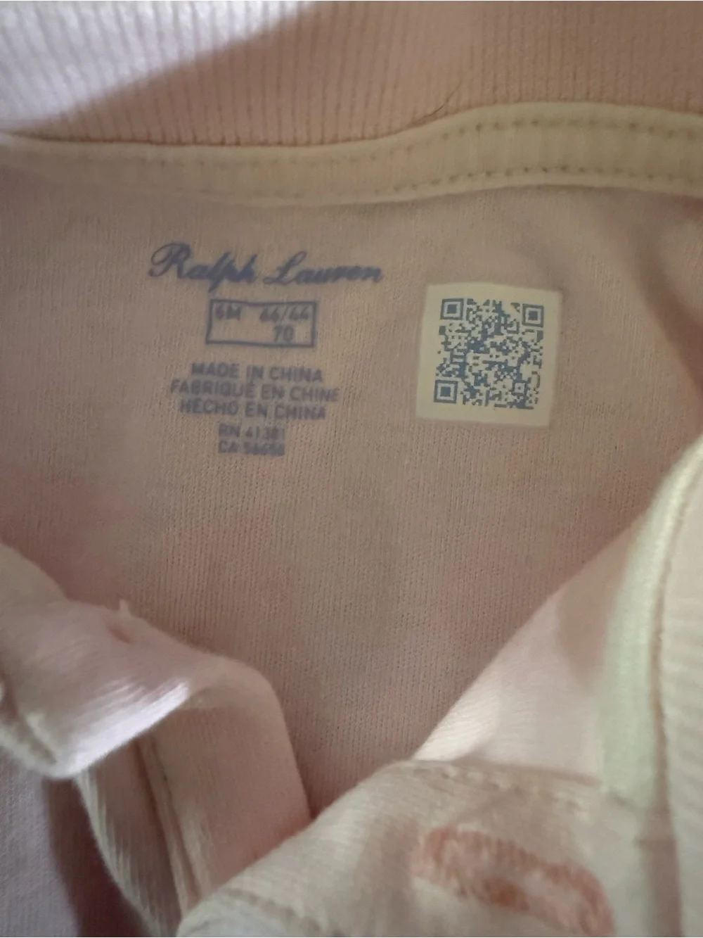 Ralph Lauren Pale Pink Ruffle-Hem Polo Dress